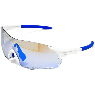 Yeaz, Damen, Sportbrille, Sunelation (Secret White, Revo Blue), Weiss Yeaz, Damen, Sportbrille, Sunelation (Secret White, Revo Blue), Weiss