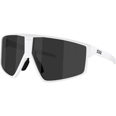Bliz, Herren, Sportbrille, P002S (matt white, Weiss, Rauch, Smoke), Weiss Bliz, Herren, Sportbrille, P002S (matt white, Weiss, Rauch, Smoke), Weiss