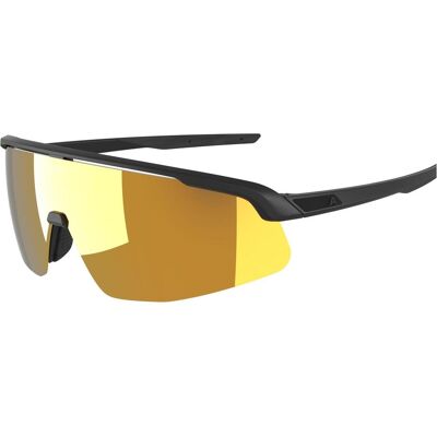 Alpina, Unisex, Sportbrille, Turbo Pro S Q (Black Matt, Gold Mirror), Schwarz Alpina, Unisex, Sportbrille, Turbo Pro S Q (Black Matt, Gold Mirror), Schwarz