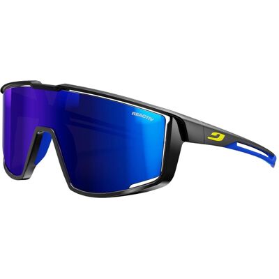 Julbo, Unisex, Sportbrille, Fury Schwarz Blau REACTIV 13 High Contrast, Blau, Schwarz Julbo, Unisex, Sportbrille, Fury Schwarz Blau REACTIV 13 High Contrast, Blau, Schwarz