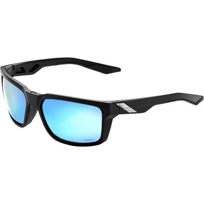 100%, Unisex, Sportbrille, Daze (Matte Black, HiPer blue), Schwarz 100%, Unisex, Sportbrille, Daze (Matte Black, HiPer blue), Schwarz