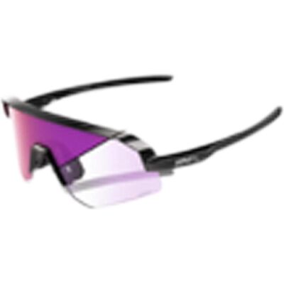 100%, Unisex, Sportbrille, Slendale Sl (Gloss Black, Photochromic Purple Mirror), Violett, Schwarz 100%, Unisex, Sportbrille, Slendale Sl (Gloss Black, Photochromic Purple Mirror), Violett, Schwarz