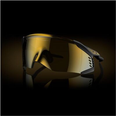 Oakley, Herren, Sportbrille, Velo Kato (Matte carbon, Prizm 24k), Schwarz Oakley, Herren, Sportbrille, Velo Kato (Matte carbon, Prizm 24k), Schwarz