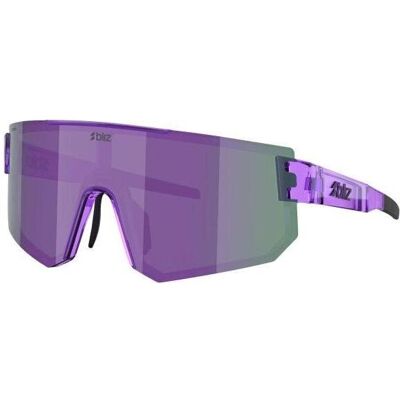 Bliz, Unisex, Sportbrille, P005 (purple matt transparent, Smoke, Violett Blau verspiegelt), Violett Bliz, Unisex, Sportbrille, P005 (purple matt transparent, Smoke, Violett Blau verspiegelt), Violett