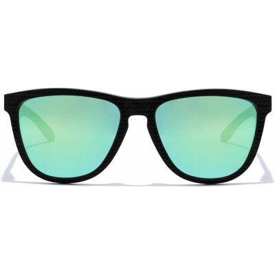 Hawkers, Unisex, Sonnenbrille, polarisierte Sonnenbrillen One Raw Carbon Fiber Schwarz Smaragdgrün (Ø 55,7 mm) Hawkers, Unisex, Sonnenbrille, polarisierte Sonnenbrillen One Raw Carbon Fiber Schwarz Smaragdgrün (Ø 55,7 mm)