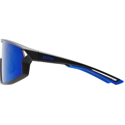 Uvex, Unisex, Sportbrille, Skyryse (black matt (blue), Mirror Blue), Blau, Schwarz Uvex, Unisex, Sportbrille, Skyryse (black matt (blue), Mirror Blue), Blau, Schwarz