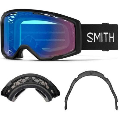 Smith, Unisex, Sportbrille, Rhythm MTB + Dirt Screen - MTB Goggles (Black), Schwarz Smith, Unisex, Sportbrille, Rhythm MTB + Dirt Screen - MTB Goggles (Black), Schwarz