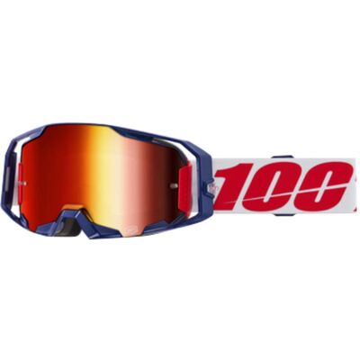 100%, Unisex, Sportbrille, Armatic Goggle Mach Z - Mirror Red Lens (Blau, Mirror Red), Blau 100%, Unisex, Sportbrille, Armatic Goggle Mach Z - Mirror Red Lens (Blau, Mirror Red), Blau
