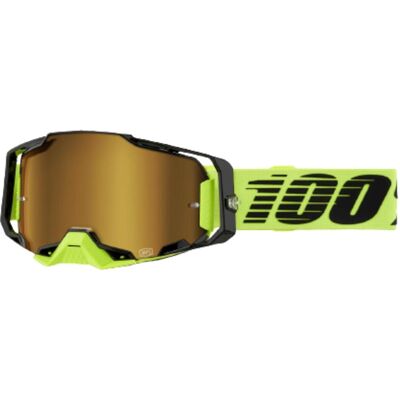 100%, Unisex, Sportbrille, ARMEGA Goggle Neon Yellow - Mirror Gold Lens (Schwarz, Mirror Gold), Grün, Schwarz, Gelb 100%, Unisex, Sportbrille, ARMEGA Goggle Neon Yellow - Mirror Gold Lens (Schwarz, Mirror Gold), Grün, Schwarz, Gelb