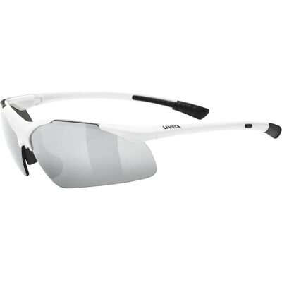 Uvex, Unisex, Sportbrille, Sportstyle 223 (black white*, Litemirror Silver), Weiss Uvex, Unisex, Sportbrille, Sportstyle 223 (black white*, Litemirror Silver), Weiss