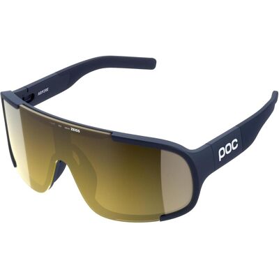Poc, Herren, Sportbrille, Okulary rowerowe Aspire granatowy (Apatite Navy, Blau-Gold, Uranium Black, clarity road-sunny gold, Clarity Trail, Partly Sunny Gold), Schwarz, Blau Poc, Herren, Sportbrille, Okulary rowerowe Aspire granatowy (Apatite Navy, Blau-Gold, Uranium Black, clarity road-sunny gold, Clarity Trail, Partly Sunny Gold), Schwarz, Blau