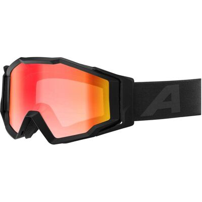 Alpina, Unisex, Sportbrille, Circus Q-Lite (Black Matt, Red), Schwarz Alpina, Unisex, Sportbrille, Circus Q-Lite (Black Matt, Red), Schwarz