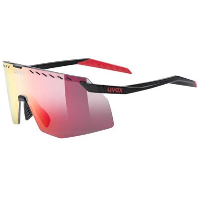 Uvex, Unisex, Sportbrille, pace stage (black matt (red)*, Mirror Red), Rot, Schwarz Uvex, Unisex, Sportbrille, pace stage (black matt (red)*, Mirror Red), Rot, Schwarz