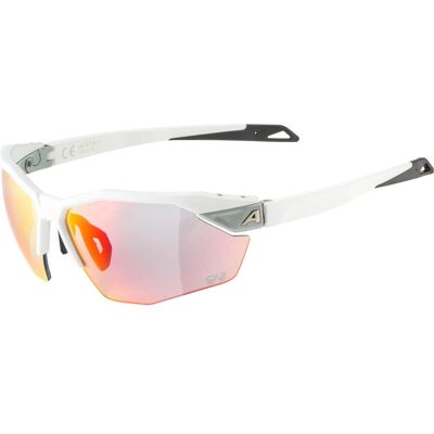 Alpina, Unisex, Sportbrille, Twist Six S HR QV (White Matt, Rainbow), Weiss Alpina, Unisex, Sportbrille, Twist Six S HR QV (White Matt, Rainbow), Weiss