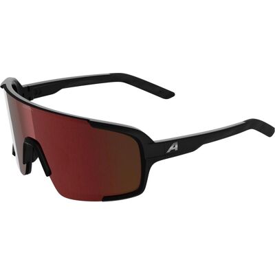Alpina, Unisex, Sportbrille, Lumin (Black Matt, Mirror Red), Schwarz Alpina, Unisex, Sportbrille, Lumin (Black Matt, Mirror Red), Schwarz