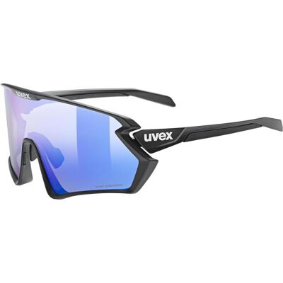 Uvex, Unisex, Sportbrille, sportstyle 231 2.0 P (black matt (blue), polavision mirror blue (S3)), Schwarz Uvex, Unisex, Sportbrille, sportstyle 231 2.0 P (black matt (blue), polavision mirror blue (S3)), Schwarz