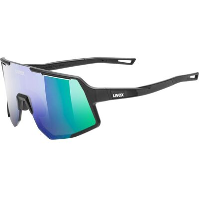 Uvex, Unisex, Sportbrille, sequenze (Black Matt (Green), Mirror Green), Schwarz Uvex, Unisex, Sportbrille, sequenze (Black Matt (Green), Mirror Green), Schwarz