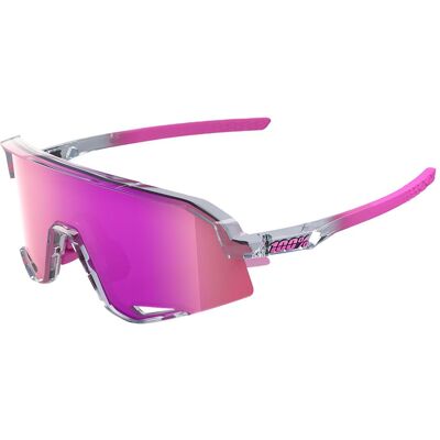 100%, Unisex, Sportbrille, Slendale - Polished Translucent Grey - Purple Multilaye (Polished Translucent Mint, Violett), Pink, Grau, Violett 100%, Unisex, Sportbrille, Slendale - Polished Translucent Grey - Purple Multilaye (Polished Translucent Mint, Violett), Pink, Grau, Violett