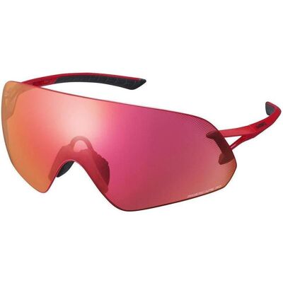 Shimano Sportbrille, Aerolite P Metallic Red Ridescape Road, Schwarz, Rot Shimano Sportbrille, Aerolite P Metallic Red Ridescape Road, Schwarz, Rot