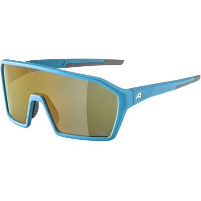 Alpina, Unisex, Sportbrille, RAM Q-Lite (Smoke-blue matt, Gold), Mehrfarbig Alpina, Unisex, Sportbrille, RAM Q-Lite (Smoke-blue matt, Gold), Mehrfarbig