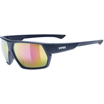 Uvex, Unisex, Sportbrille, sportstyle 238 (Deep space mat, Mirror Red), Blau Uvex, Unisex, Sportbrille, sportstyle 238 (Deep space mat, Mirror Red), Blau
