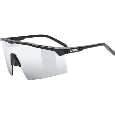 Uvex, Unisex, Sportbrille, flowline (Black Matt, Mirror Silver), Schwarz Uvex, Unisex, Sportbrille, flowline (Black Matt, Mirror Silver), Schwarz