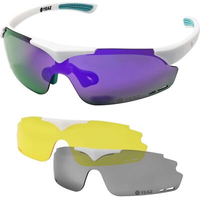 Yeaz, Damen, Sportbrille, Sunup (Weiss, Lila), Weiss Yeaz, Damen, Sportbrille, Sunup (Weiss, Lila), Weiss