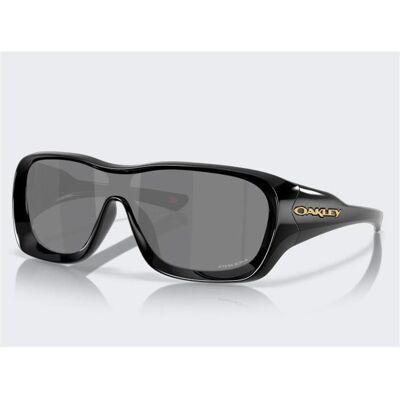 Oakley, Unisex, Sportbrille, De La Salle (Poliert Schwarz, Schwarz glänzend, Prizm Black), Schwarz Oakley, Unisex, Sportbrille, De La Salle (Poliert Schwarz, Schwarz glänzend, Prizm Black), Schwarz