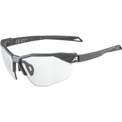 Alpina, Unisex, Sportbrille, Twist Six HR V (Midnight-grey matt, Black), Grau Alpina, Unisex, Sportbrille, Twist Six HR V (Midnight-grey matt, Black), Grau