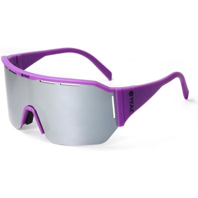 Yeaz, Damen, Sportbrille, SUNVIBE Sport goggles matt purple / mirror silver (Lila, Silber), Violett Yeaz, Damen, Sportbrille, SUNVIBE Sport goggles matt purple / mirror silver (Lila, Silber), Violett
