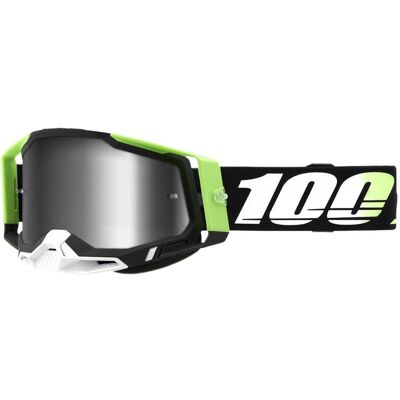 100%, Damen, Sportbrille, Racecraft 2 Goggle Kalkuta - Mirror Silver (Kalkuta, Silber), Schwarz 100%, Damen, Sportbrille, Racecraft 2 Goggle Kalkuta - Mirror Silver (Kalkuta, Silber), Schwarz