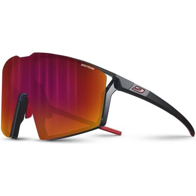 Julbo, Unisex, Sportbrille, Edge (Black Orange, Rot), Schwarz Julbo, Unisex, Sportbrille, Edge (Black Orange, Rot), Schwarz