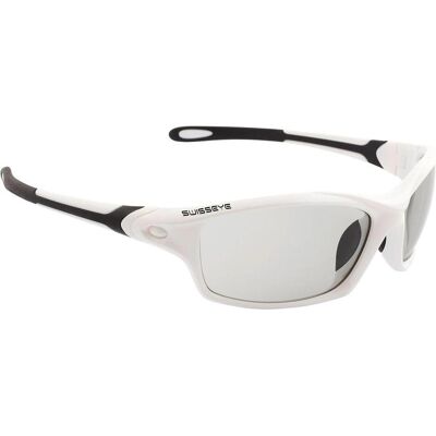 Swiss Eye, Herren, Sportbrille, Herren Grip Sonnenbrille (White Shiny, Grey Smoke, photocromatic), Weiss Swiss Eye, Herren, Sportbrille, Herren Grip Sonnenbrille (White Shiny, Grey Smoke, photocromatic), Weiss