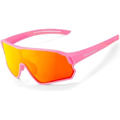Rockbros, Mädchen, Sportbrille, 14110009004 photochrome Fahrradbrille für Kinder von 8 bis 14 Jahren – Pink (Pink), Pink, Rosa Rockbros, Mädchen, Sportbrille, 14110009004 photochrome Fahrradbrille für Kinder von 8 bis 14 Jahren – Pink (Pink), Pink, Rosa