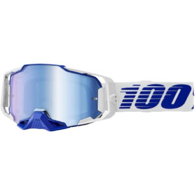 100%, Damen, Sportbrille, ARMEGA Goggle Blue - Mirror Blue Lens (Weiß-blau, Mirror Blue), Blau 100%, Damen, Sportbrille, ARMEGA Goggle Blue - Mirror Blue Lens (Weiß-blau, Mirror Blue), Blau