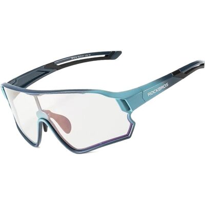 Rockbros, Mädchen, Sportbrille, Fahrradbrille (Blue, Blau, Türkis), Blau Rockbros, Mädchen, Sportbrille, Fahrradbrille (Blue, Blau, Türkis), Blau