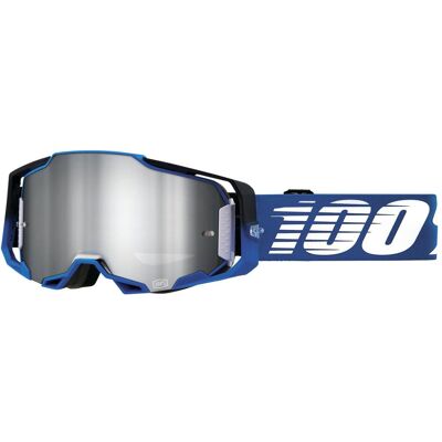 100%, Damen, Sportbrille, Armega Goggle Rockchuck - Mirror Silver (Black, Blau, Silber), Silber 100%, Damen, Sportbrille, Armega Goggle Rockchuck - Mirror Silver (Black, Blau, Silber), Silber