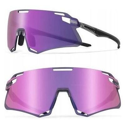 Rockbros, Unisex, Sportbrille, sports glasses 14120007002 black and purple (Black, Purple), Schwarz, Violett, Gold, Mehrfarbig Rockbros, Unisex, Sportbrille, sports glasses 14120007002 black and purple (Black, Purple), Schwarz, Violett, Gold, Mehrfarbig