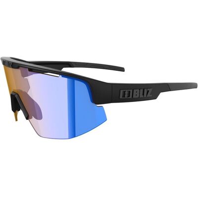 Bliz, Unisex, Sportbrille, Matrix Small Nano Optics Nordic Light (Matt Black, Coral w blue multi), Schwarz Bliz, Unisex, Sportbrille, Matrix Small Nano Optics Nordic Light (Matt Black, Coral w blue multi), Schwarz