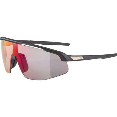Alpina, Unisex, Sportbrille, Turbo Pro QV (Black Matt, Rainbow), Schwarz Alpina, Unisex, Sportbrille, Turbo Pro QV (Black Matt, Rainbow), Schwarz
