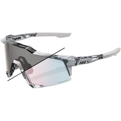 100%, Unisex, Sportbrille, Speedcraft (Translucent grey, Rose Gold Mirror), Gold, Silber, Grau, Rosa 100%, Unisex, Sportbrille, Speedcraft (Translucent grey, Rose Gold Mirror), Gold, Silber, Grau, Rosa