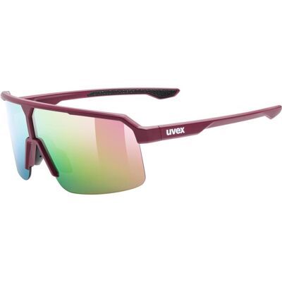 Uvex, Unisex, Sportbrille, ramp (Burgundy Matt, Mirror Rose), Rot, Pink Uvex, Unisex, Sportbrille, ramp (Burgundy Matt, Mirror Rose), Rot, Pink