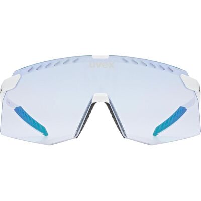 Uvex, Unisex, Sportbrille, pace stage V (white matt (blue), variomatic mirror blue), Weiss Uvex, Unisex, Sportbrille, pace stage V (white matt (blue), variomatic mirror blue), Weiss