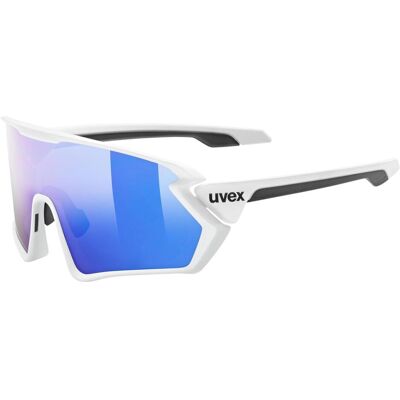 Uvex, Damen, Sportbrille, sportstyle 231 (white mat-mirror blue, Mirror Blue), Weiss Uvex, Damen, Sportbrille, sportstyle 231 (white mat-mirror blue, Mirror Blue), Weiss