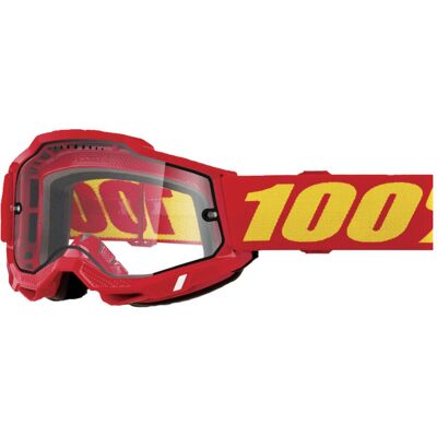 100%, Unisex, Sportbrille, Accuri 2 (Red, Clear), Rot 100%, Unisex, Sportbrille, Accuri 2 (Red, Clear), Rot