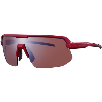 Shimano Sportbrille, CE-TSPK2 Twinspark (Dunkelrot, Hochkontrastierende Ridescape), Rot Shimano Sportbrille, CE-TSPK2 Twinspark (Dunkelrot, Hochkontrastierende Ridescape), Rot