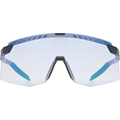 Uvex, Unisex, Sportbrille, pace stage V (black matt (blue), variomatic mirror blue), Schwarz Uvex, Unisex, Sportbrille, pace stage V (black matt (blue), variomatic mirror blue), Schwarz