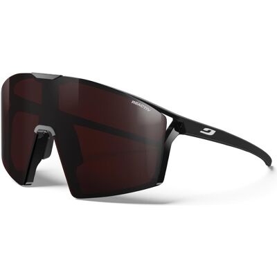 Julbo, Unisex, Sportbrille, Edge Cover Reactiv HC S0-4 (VLT 4-86%) (Black, Noir / Noir), Schwarz Julbo, Unisex, Sportbrille, Edge Cover Reactiv HC S0-4 (VLT 4-86%) (Black, Noir / Noir), Schwarz