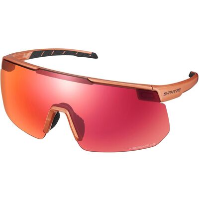 Shimano Sportbrille, Unisex Brille S-PHYRE RD m (Metallic Orange, ridescape rd), Orange Shimano Sportbrille, Unisex Brille S-PHYRE RD m (Metallic Orange, ridescape rd), Orange