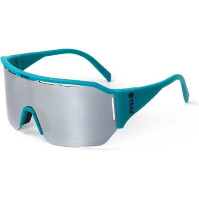 Yeaz, Unisex, Sportbrille, SUNVIBE Sport goggles matt green / mirror silver (Grün, Silber), Grün Yeaz, Unisex, Sportbrille, SUNVIBE Sport goggles matt green / mirror silver (Grün, Silber), Grün
